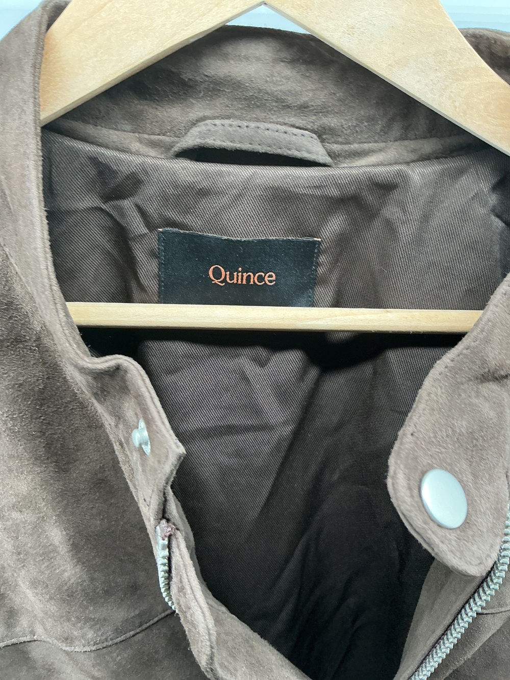100% Suede Caf√© Racer Jacket - Picture 3 of 3